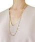 Фото #2 товара 30" Two-Tone Open Curb Link Chain Necklace (3-5/8mm) in Solid 14k Gold & White Gold