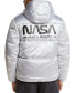 Men's NASA-Inspired Reversible Two-in-One Puffer Jacket with Astronaut Interior