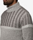 Фото #5 товара Men's Ribbed Pattern Turtleneck Sweater