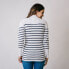 Фото #3 товара Women's Long Sleeve Mock Neck Breton Sweater