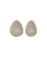 ფოტო #2 პროდუქტის Pave Puffy on the Ear Stud Earring