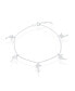 ფოტო #1 პროდუქტის Sterling Silver Dangling Palm Trees Anklet