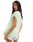 Фото #4 товара Vero Moda round neck t-shirt in pastel green