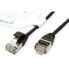 ROLINE U/FTP DataCenter Patchk. Kat6A/Kl. EA LSOH Slim schwarz 0.3m - Cable - Network