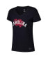 ფოტო #3 პროდუქტის Women's Black South Carolina Gamecocks Logo V-Neck T-Shirt