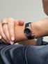 Фото #2 товара женские наручные кварцевые часы Bering Браслет стальной миланский с IP покрытием. Циферблат перламутровый синий украшен кристаллами Swarovski .Водозащита 50WR. Стекло сапфировое.