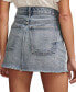 Women's Denim Button-Fly Mini Skirt