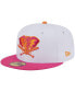 ფოტო #2 პროდუქტის Men's White, Pink Oakland Athletics 40th Team Anniversary 59FIFTY Fitted Hat