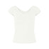 ფოტო #1 პროდუქტის PIECES Maliva short sleeve v neck T-shirt