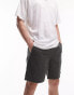 Фото #3 товара Topman elasticated waistband shorts in khaki