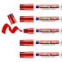 Постоянный маркер Edding 850 Красный (5 штук)