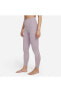 Фото #2 товара Легинсы Nike Yoga Dri-Fit с высокой талией и вырезами, 7/8, женские - фиолетовые
