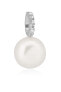 Фото #1 товара Beautiful white gold pendant with pearl 14/966.301ZIR