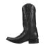 Фото #3 товара Ferrini Wyatt Narrow Square Toe Cowboy Mens Black Casual Boots 1467104