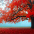 Fototapete Blätter Baum Wald Natur 3D