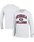 Men's White Georgia Bulldogs High Motor Long Sleeve T-shirt Белый, 3XL - фото #1