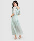 ფოტო #3 პროდუქტის Women Amour Ruffled Midi Dress