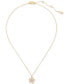 ფოტო #2 პროდუქტის Gold-Tone Paradise Flower Mini Pendant Necklace, 16" + 3" extender