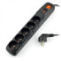 Power strip with protection Acar F5 black - 5 sockets - 3m