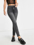 Фото #4 товара Only Tall Emily straight leg jeans in washed grey