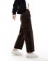 Фото #1 товара Obey brighton printed carpenter trousers in brown