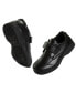 Little Boys Kids Hook and Loop School Shoes