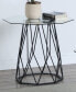 Фото #2 товара Trystance Glass Top End Table