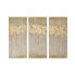 Фото #1 товара Набор из трех холстовых печатей Madison Park Sandy Forest с гелевым/фольгированным украшением