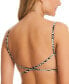 Фото #2 товара Women's Crisscross-Back Tie-Front Triangle Bikini Top