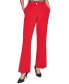 ფოტო #1 პროდუქტის Women's Mid-Rise Wide-Leg Pants