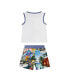 Baby Boys Tank Top and Short Set Белый, 6-9 месяцев - фото #2