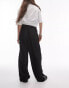 Фото #5 товара Topshop crinkle plisse side stripe trouser in mono