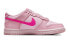 Фото #2 товара Кроссовки Nike Dunk Low Triple Pink GS DH9765-600