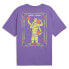 Фото #4 товара Puma Melo Spark Graphic Crew Neck Short Sleeve T-Shirt Mens Purple Casual Tops 6