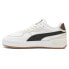 Фото #3 товара Puma Pl Ca Pro Crush Lace Up Mens Black, Off White, White Sneakers Casual Shoes