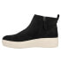 Фото #3 товара TOMS Jamie Slip On Platform Womens Black Sneakers Casual Shoes 10016150T