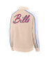 ფოტო #3 პროდუქტის Women's Tan Buffalo Bills Lounge Full-Snap Varsity Jacket