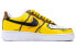 【定制球鞋】 Nike Air Force 1 Low 空军一号 野鹤制造 动漫定制 皮卡丘二次元 宝可梦 立体尾巴 低帮 板鞋 男款 黑黄 / Кроссовки Nike Air Force CW2288-111