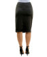 ფოტო #2 პროდუქტის Juniors' Satin Ruched Skirt