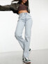 Фото #1 товара Cotton:On slim straight leg jeans in light wash blue denim