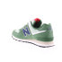 Фото #6 товара New Balance 574 U574HGB Mens Green Suede Lace Up Lifestyle Sneakers Shoes