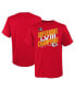 ფოტო #1 პროდუქტის Big Boys Red Kansas City Chiefs Super Bowl LVIII Champions Iconic Victory T-shirt
