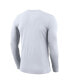 ფოტო #3 პროდუქტის Men's and Women's White Kansas State Wildcats 2024 On-Court Bench Long Sleeve T-shirt