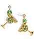 by Nadri 18k Gold-Plated Pavé & Color Crystal Margarita Drop Earrings