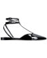 ფოტო #11 პროდუქტის Women's Kaia Pointed-Toe Strappy Flats