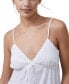 ფოტო #3 პროდუქტის Women's Cotton Lace Camisole