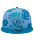 Фото #3 товара Men's Teal Jacksonville Jaguars Leafy 9FIFTY Snapback Hat