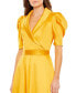 ფოტო #3 პროდუქტის Women's Ieena Quarter Length Puff Sleeve A Line Dress