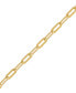 ფოტო #2 პროდუქტის Paperclip Link Ankle Bracelet, Created for Macy's