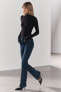 Zw collection bootcut mid-rise contour jeans